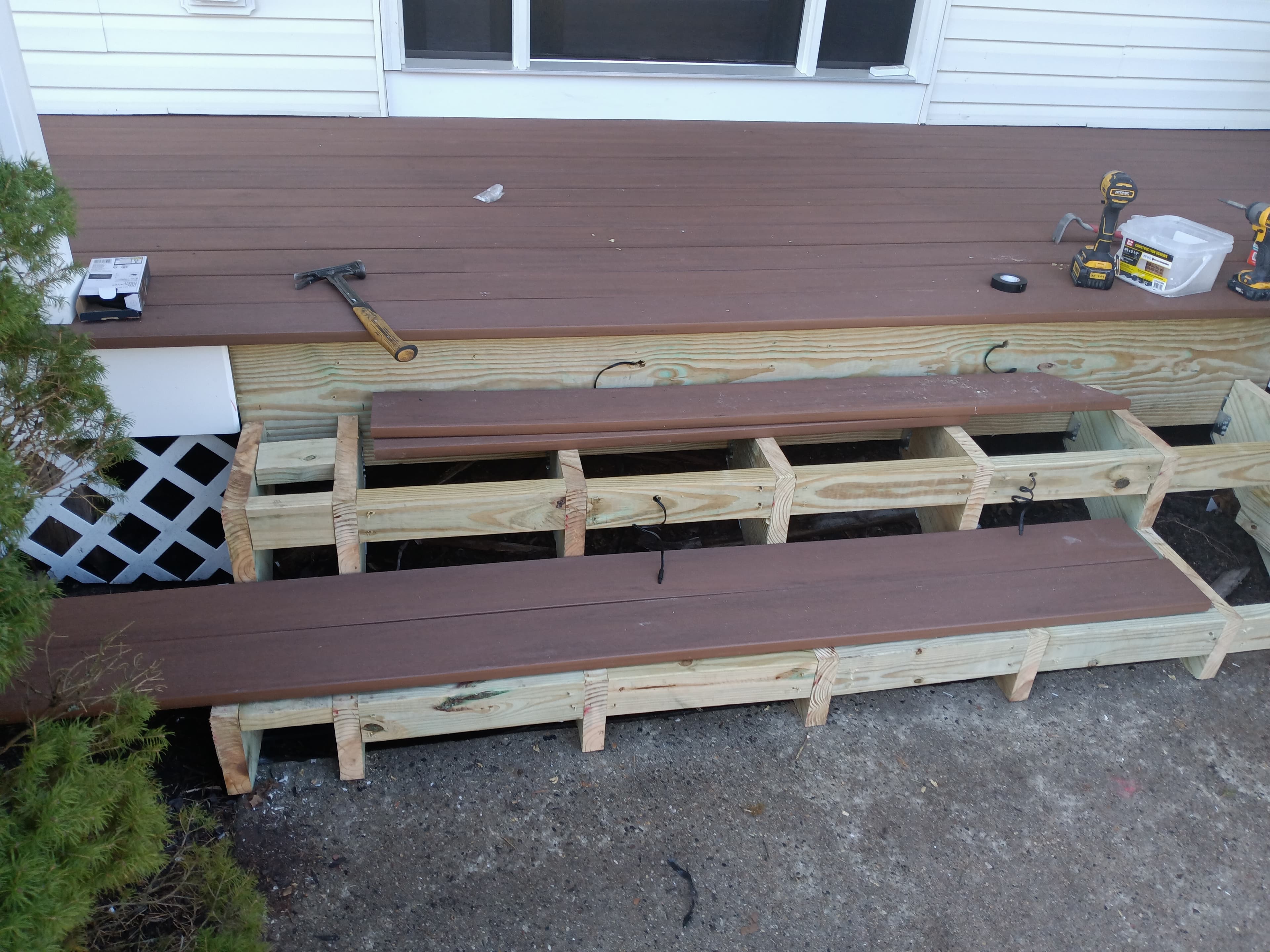 Porch and Stairs Build photo 1