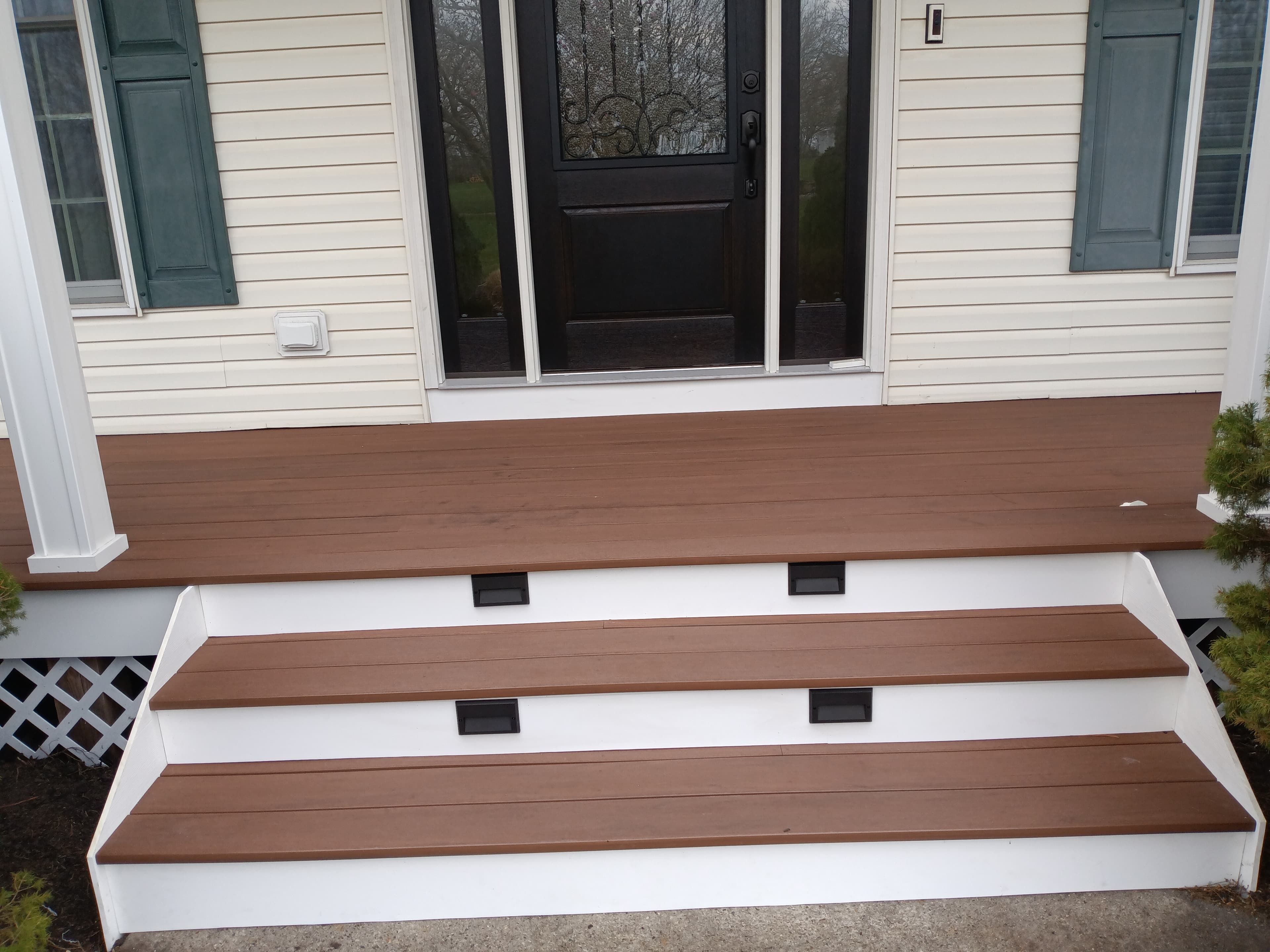 Porch and stairs build image