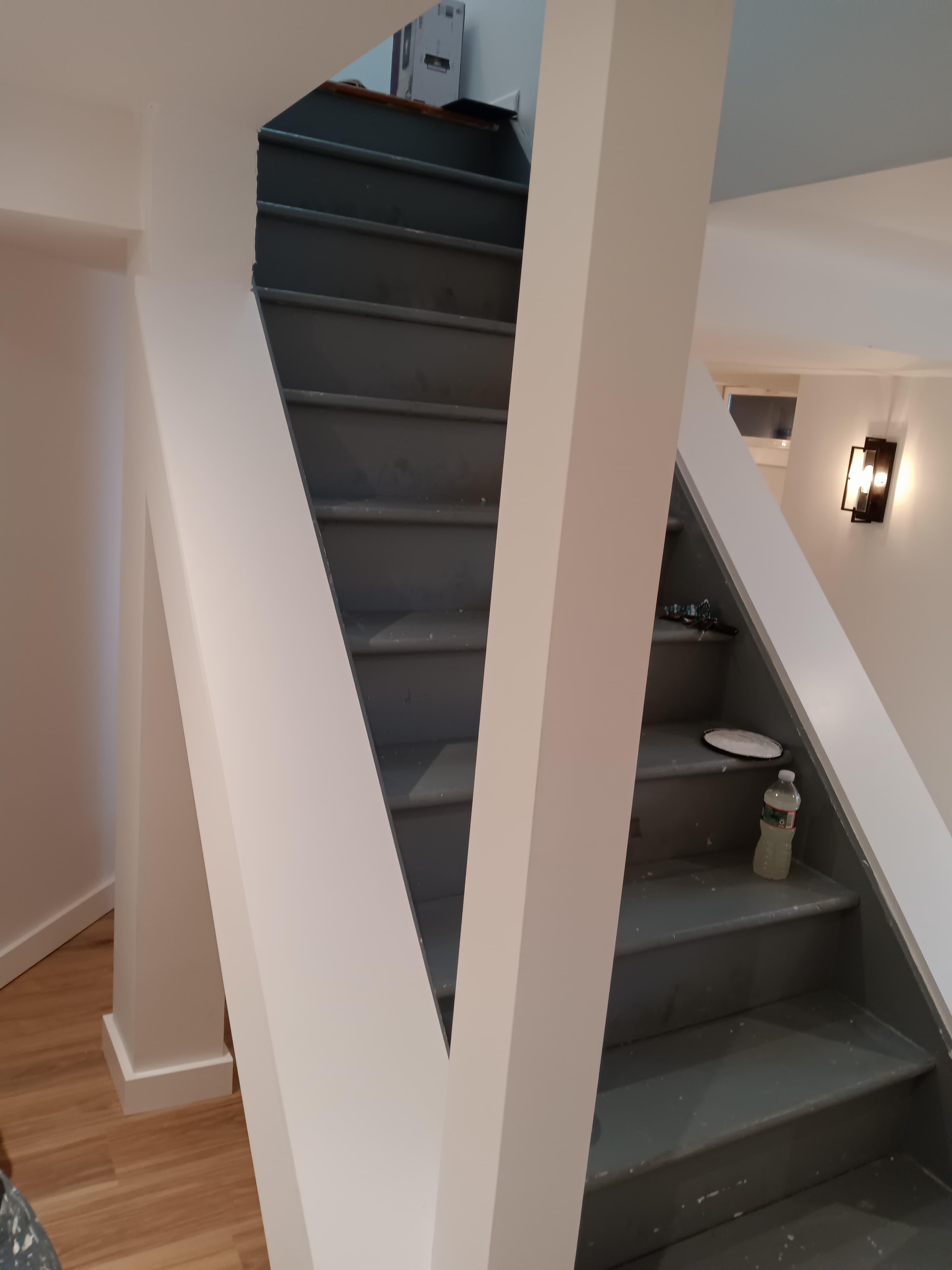 Stair build and floor installation photo 1