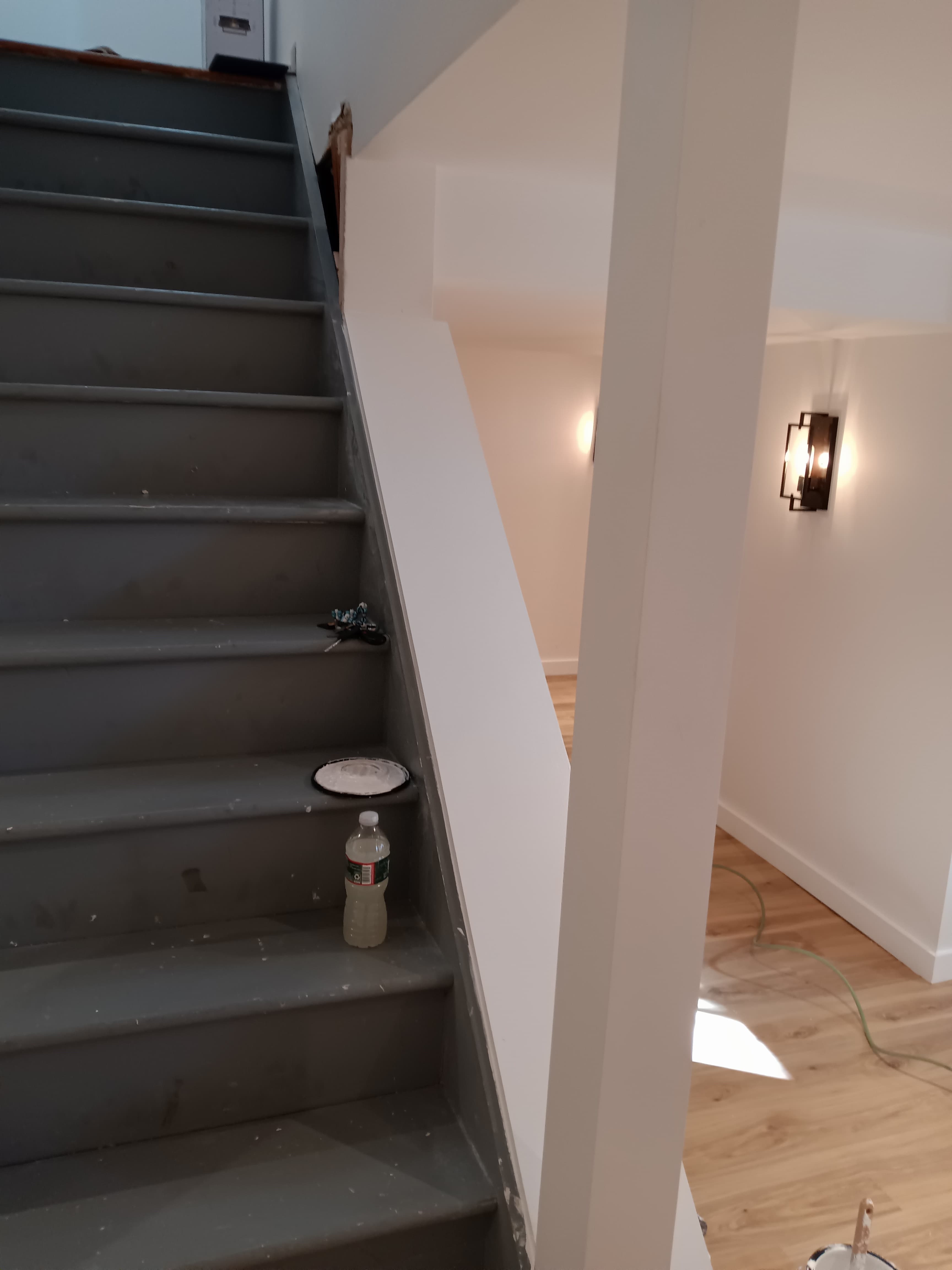 Stair build and floor installation photo 2