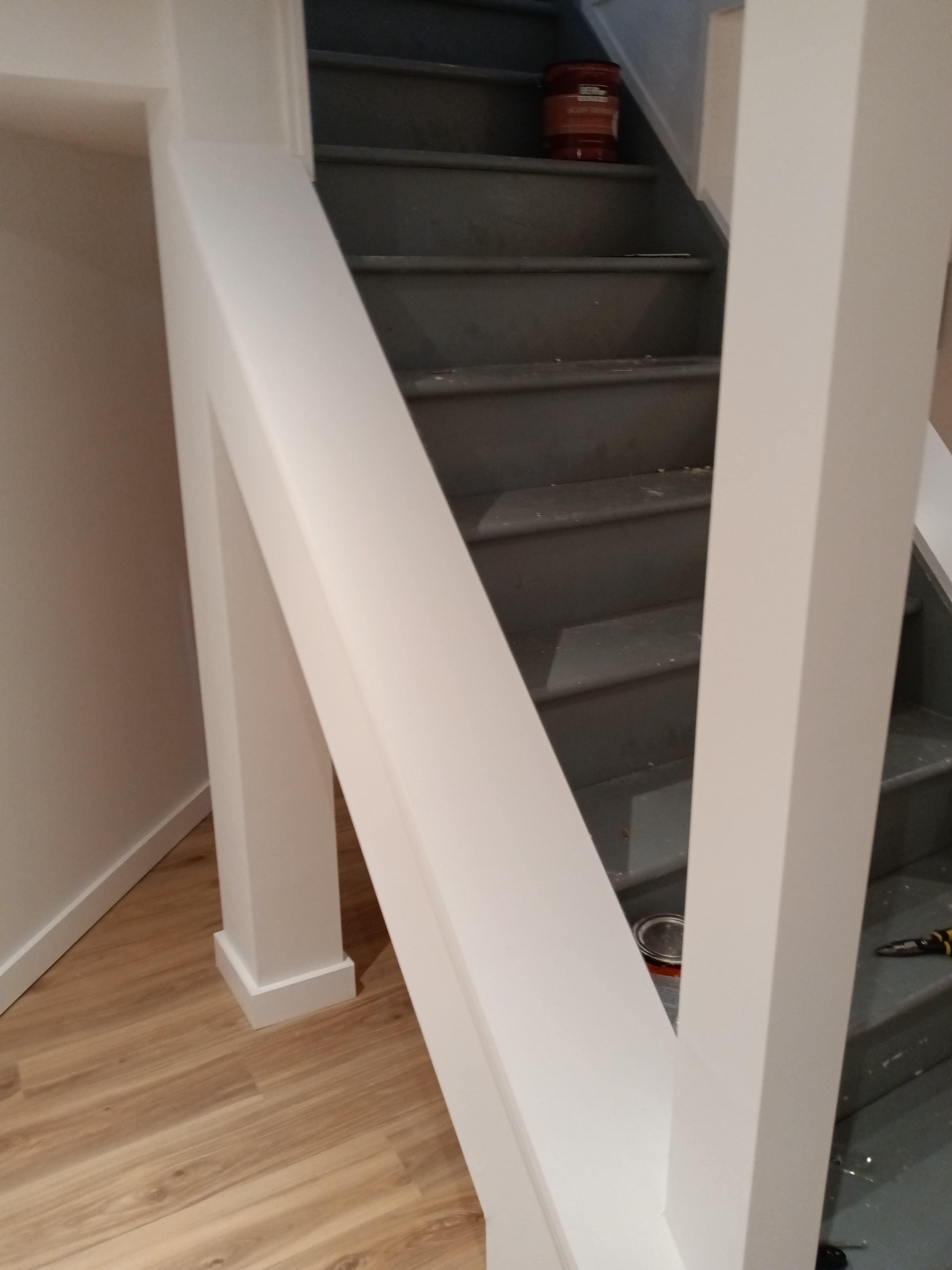Stair build and floor installation photo 4