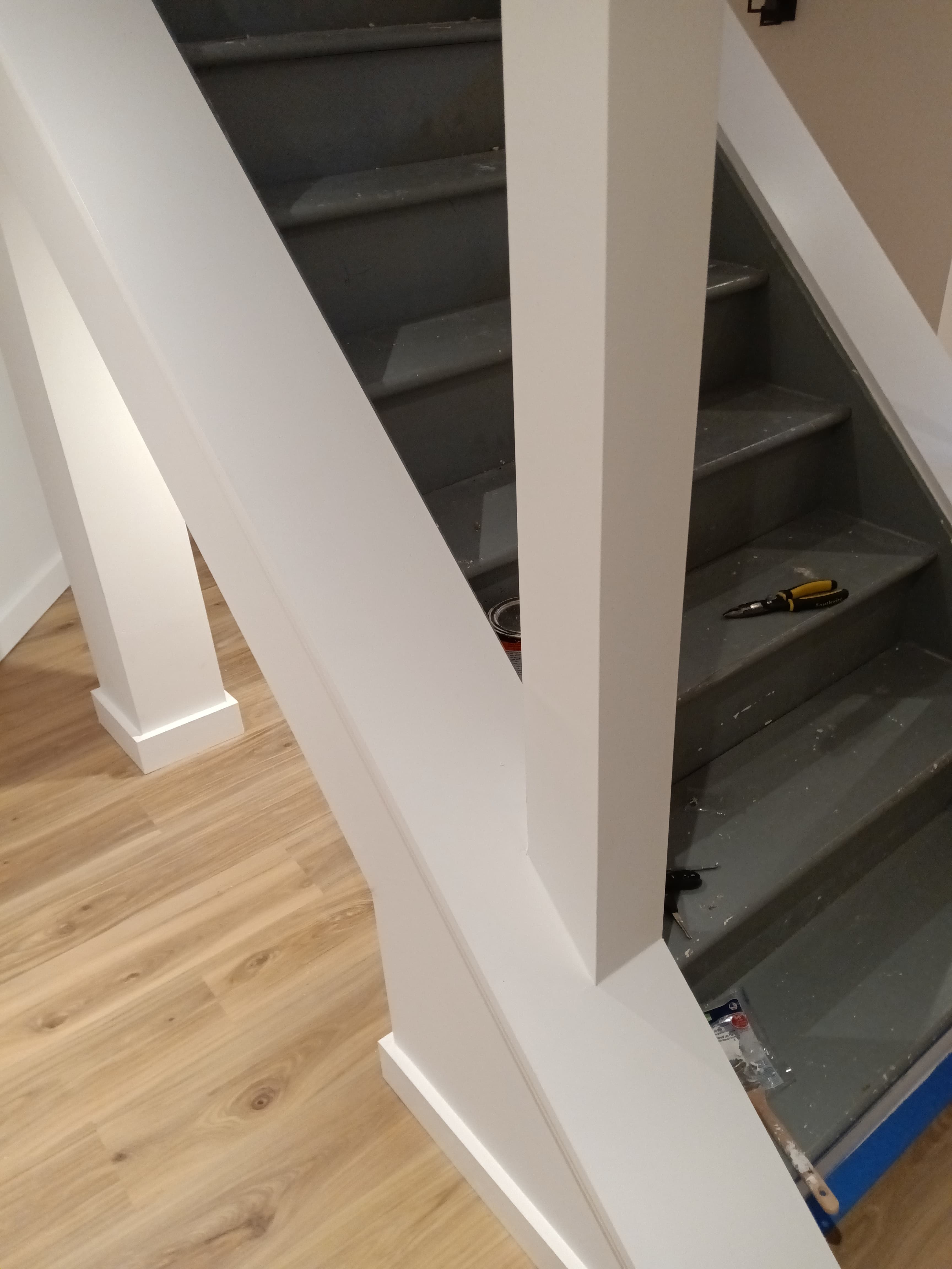 Stair build and floor installation photo 5